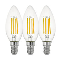 EGLO Filament E14 LED Kerze 3X4W 2700K warmweiss