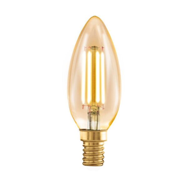 EGLO Vintage E14 LED Kerze 4W 2200K extra-warmweiss