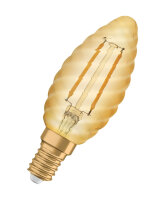OSRAM Vintage 1906 LED CLASSIC B 1.5W 824 Gold E14 Lampe...