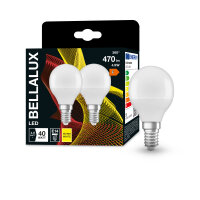 2er-pack BELLALUX E14 LED Lampe 5W matt warmweiss wie 40W...