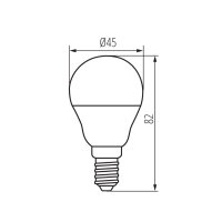 Kanlux Lampe BILO LED E14 23428
