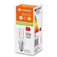 LEDVANCE LED SPECIAL T26 1.3W 827 klar E14 Lampe 110lm...