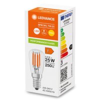 LEDVANCE LED SPECIAL T26 2.8W 827 klar E14 Lampe 250lm...