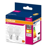 OSRAM LED VALUE CLASSIC 60 7.5WE14 Lampe 806lm 2700K...
