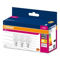 OSRAM LED VALUE CLASSIC 40 4.9WE14 Lampe 470lm 3000K...