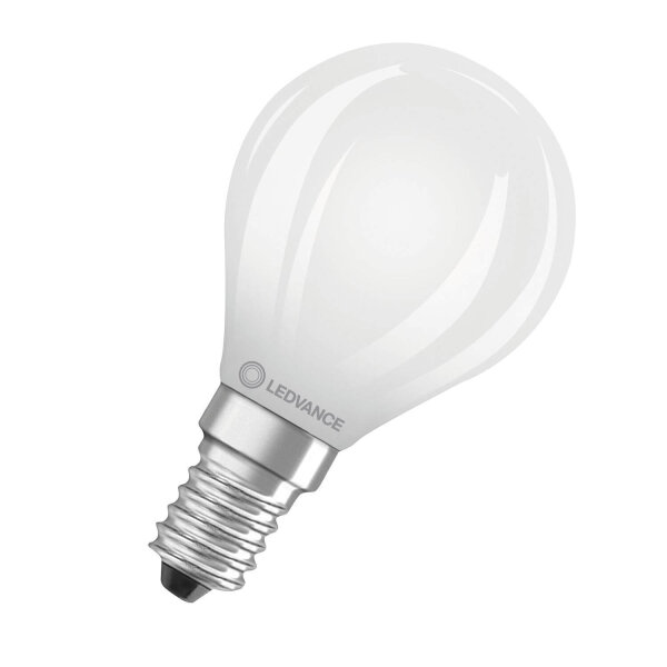 LEDVANCE LED CLASSIC P 5.5W 827 gefrostet E14 Lampe 806lm 2700K warmweiss wie 60W 4099854062261