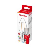 Toshiba LED Filament Kerzen Lampe E14 2.5W 2700K 250Lm...