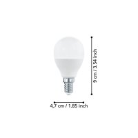 Eglo 12262 LED E14 Leuchtmittel 1x3,4W Ø45mm neutralweiss