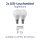 Müller Licht LED Lampe P45 Tropfen E14 25W 250lm 2700K DUO 401115