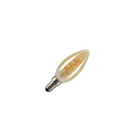 SLV LED C35, LED-Leuchtmittel, gold, E14, 2W, 1800K 1008647