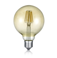 Trio Globe LED Lampe E27  8W ⌀12,5cm dimmbar Amber...