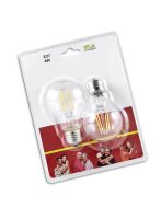 Trio Leuchtmittel LED Lampe E27  4W ⌀6cm Klar warmweiss...