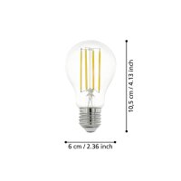 Eglo 110005 LED E27 Leuchtmittel 1x12W Ø60mm warmweiss