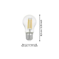 Eglo 110008 LED E27 Leuchtmittel 1x7W Ø45mm warmweiss