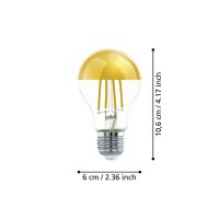 Eglo 110031 LED E27 Leuchtmittel 1x7,3W Ø60mm warmweiss