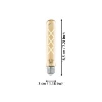 Eglo 110057 LED E27 Leuchtmittel 1x4W Ø30mm warmweiss