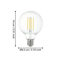 Eglo 12234 LED E27 Leuchtmittel 1x6W Ø95mm...
