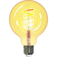 Müller Licht LED Lampe G95 tint Retro Globe Gold...