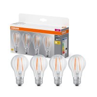 Osram 4er-Pack E27 LED Lampe 6W 806Lm warmweiss wie 60W...