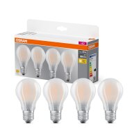 Osram 4er-Pack E27 LED Lampe 6,5W 806Lm warmweiss wie 60W...