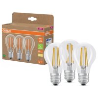 3er Pack OSRAM E27 Filament 3.8W warmweiss 2700K...