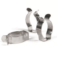 ISOLED Montageclip chrom für T8 Röhre