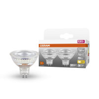 2er Pack OSRAM LED Spot, Strahler STAR MR16 12 V 6.5W 827...