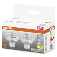2er Pack OSRAM LED Spot, Strahler STAR MR16 12 V 6.5W 827 GU5.3 Warmweiss 4099854115356