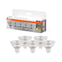 5er Pack OSRAM LED Spot, Strahler BASE MR16 3.8W 827...