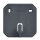 Legrand PLEXO New Feuchtraum Unterbau zur Kabelaufhängung, Kabelhalterung Green-Up, kompatibel mit 069708L EV-Ladesteckdose anthrazit 069494L