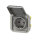 Legrand PLEXO New Einsatz, Feuchtraum Steckdose inkl. Klappdeckel, Berührungsschutz, Steckklemmen, IP55/IP44 grau, 069570L