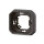 Legrand PLEXO New Feuchtraum Unterputz Tragrahmen, Tragring, 1-fach anthrazit 069606L