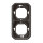 Legrand PLEXO New Feuchtraum Unterputz Tragrahmen Tragring, 2-fach, horizontal und vertikal anthrazit 069607L