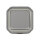 Legrand PLEXO New Feuchtraum Aufputz 1-Fach Wechselschalter mit Kontrollfunktion, integrierte Indikatorleuchte, IP55 grau, 069712L