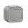 Legrand PLEXO New Feuchtraum Aufputz 1-Fach Wechselschalter mit Kontrollfunktion, integrierte Indikatorleuchte, IP55 grau, 069712L