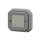 Legrand PLEXO New Connected Feuchtraum Rollladenschalter, Smart-Home, Aufputz Schalter, kabellos, batterielos, Home+Control-App, IP55 wasserfest, stoßfest grau, 069873L