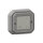 Legrand PLEXO New Connected Feuchtraum Rollladenschalter, Smart-Home, Aufputz Schalter, kabellos, batterielos, Home+Control-App, IP55 wasserfest, stoßfest grau, 069873L