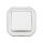 Legrand PLEXO New Feuchtraum-Aufputz-Taster mit Schließer-Kontakt beleuchtet, integrierte Ortungsleuchte, IP55 IK07, 10A Weiß, 069762L