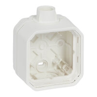 Legrand PLEXO New 1-fach Gehäuse mit Kabeleinführung ISO 20 Ultraweiß, 069686L