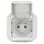 Legrand PLEXO New FRAP Steckdose F/B Std Steckklemmen EB, IP55, IK08, Ultraweiß, 069781L
