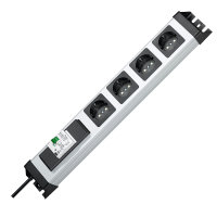 Kopp Steckdosenleiste Powerversal 4-fach mit FI/LS-Schalter