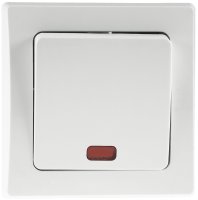 DELPHI Kontroll-Schalter mit Lämpchen weiß