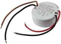 elektronischer LED-Trafo 3-45V, rund