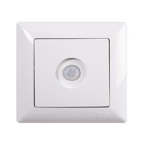Gunsan Interruttore Visage: Bianco, Da Incasso, 250V 10A, Dimensioni 82x82x52.5 Mm