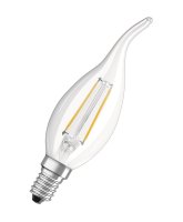 Osram E14 LED Kerze Retrofit Filament Windstoss 2W 230Lm...