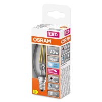 OSRAM LED Kerzenlampe Superstar Plus E14 Filament 3,4W...