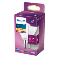 Philips LED Birne Classic 4.3W warmweiss E14 8718699777715
