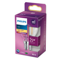 Philips E14 LED Tropfen Filament 2W 250Lm warmweiss wie...