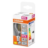 OSRAM LED Lampe Superstar Plus E14 Filament 3,4W 470lm...