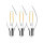 Nordlux 3er-Set LED Lampe Filament E14 4W 2700K warmweiss Klar 5183001523